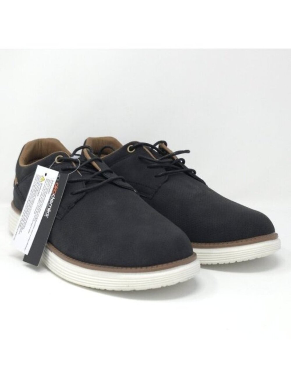 New Akademiks Dayton Black Oxford Dress Shoes Men’s 11 Comfort - Picture 2 of 7